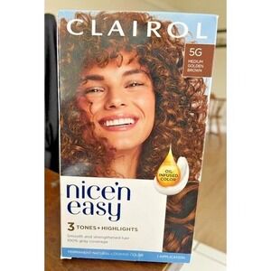 CLAIROL Nice'n Easy 5G MEDIUM GOLDEN BROWN 3 TONES + HIGHLIGHTS tinte mujer pelo